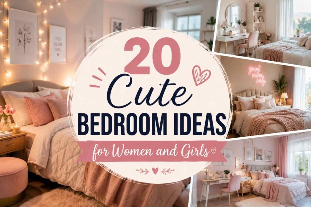 20 Cute Bedroom Ideas for Women and Girls