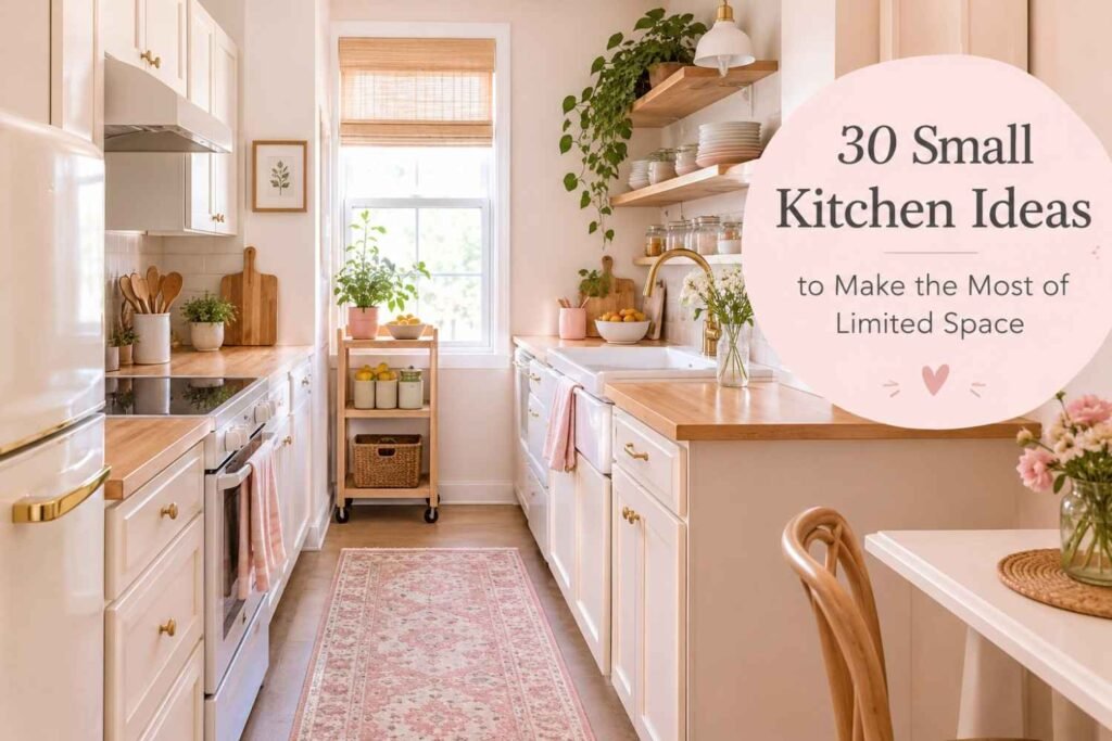 30 Small Kitchen Design Ideas for Limited Space